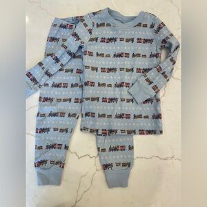 Christmas train pajamas Janie and Jack